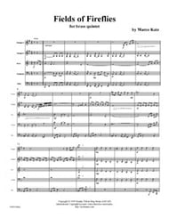 FIELDS OF FIREFLIES BRASS QUINTET P.O.D. cover Thumbnail